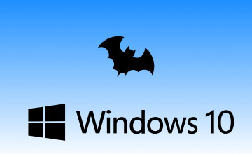 обоя компьютеры, windows  10, фон, логотип