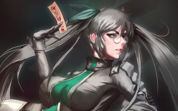 Картинка аниме drifters mahou guardian kanji oppai japanese asian girl anime man