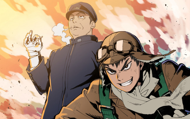 Обои картинки фото аниме, drifters, pilot, asian, marine, drifter, man, navy, japanese