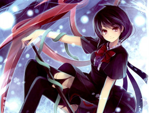 Картинка аниме touhou девушка