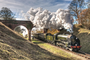 Картинка техника паровозы состав локомотив