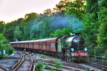 Картинка техника паровозы локомотив состав