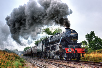 обоя техника, паровозы, состав, локомотив