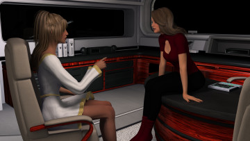 Картинка 3д+графика фантазия+ fantasy девушка фон взгляд