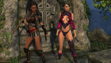 Картинка 3д+графика фантазия+ fantasy фон взгляд девушки