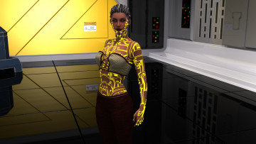 Картинка 3д+графика фантазия+ fantasy фон взгляд девушка