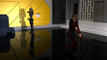 Картинка 3д+графика фантазия+ fantasy фон взгляд девушки