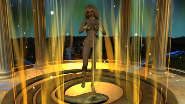 Картинка 3д+графика фантазия+ fantasy фон взгляд девушка