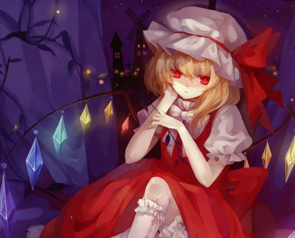 Обои картинки фото аниме, touhou, девушка