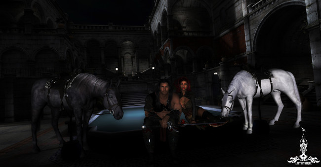 Обои картинки фото 3д графика, люди и животные , people and animals, мужчина, фон, взгляд, девушка