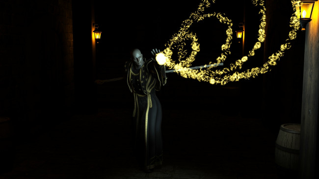 Обои картинки фото 3д графика, фантазия , fantasy, взгляд, фон, мужчина