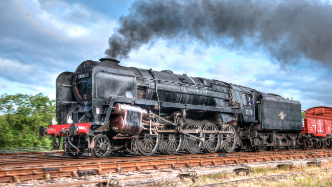 Обои картинки фото техника, паровозы, состав, локомотив