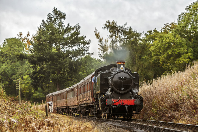 Обои картинки фото техника, паровозы, локомотив, состав