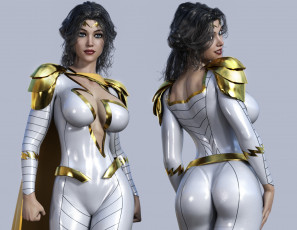 Картинка 3д+графика люди+ people фон взгляд девушка