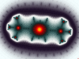 Картинка 3д+графика фракталы+ fractal цвет фон узор