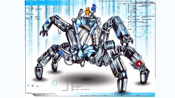 Картинка календари фэнтези паук механизм calendar 2019