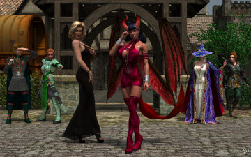 Картинка 3д+графика фантазия+ fantasy взгляд девушки фон