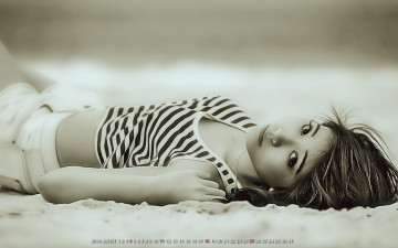 Картинка календари компьютерный+дизайн calendar 2019 девушка взгляд женщина лежит