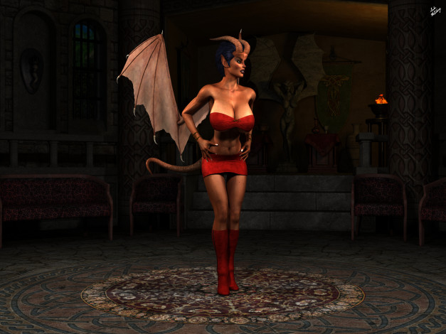 Обои картинки фото 3д графика, существа , creatures, фон, взгляд, эльфийка