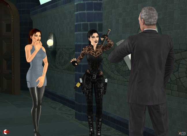 Обои картинки фото 3д графика, люди , people, фон, взгляд, девушка