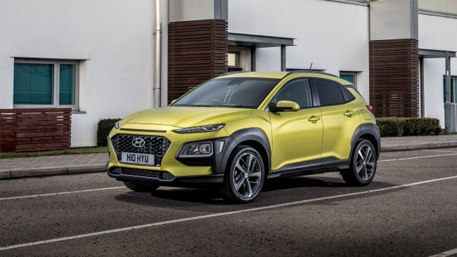 Обои картинки фото 2019 hyundai kona play, автомобили, hyundai, кроссовер, 2019, kona, play, желтый