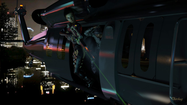 Обои картинки фото 3д графика, фантазия , fantasy, взгляд, девушка, фон