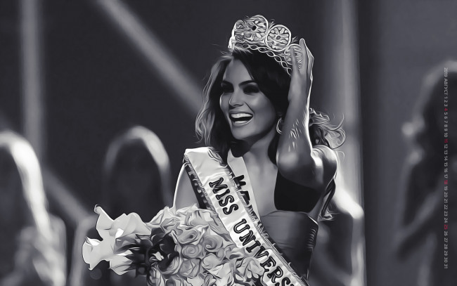 Обои картинки фото календари, компьютерный дизайн, женщина, победитель, корона, девушка, улыбка, успех, calendar, 2019