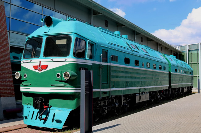 Обои картинки фото тепловоз, техника, локомотивы, локомотив, музей