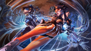 Картинка видео+игры overwatch девушки фон униформа