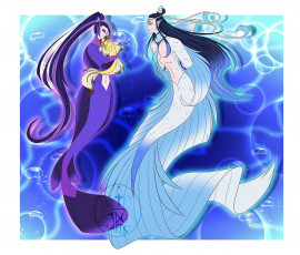 Картинка аниме mo+dao+zu+shi цзянь чэн цзинь лин лань сичень русалки