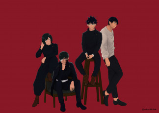 Картинка аниме jujutsu+kaisen магическая битва