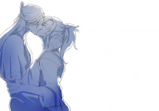 Картинка сюэ+ян+и+сяо+синчень аниме mo+dao+zu+shi сяо синчень сюэ ян поцелуй