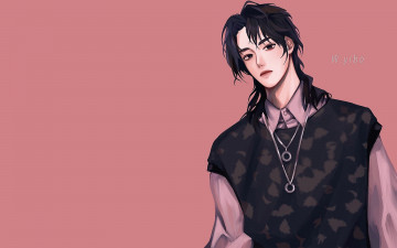 Картинка рисованное люди ван ибо рубашка жилет