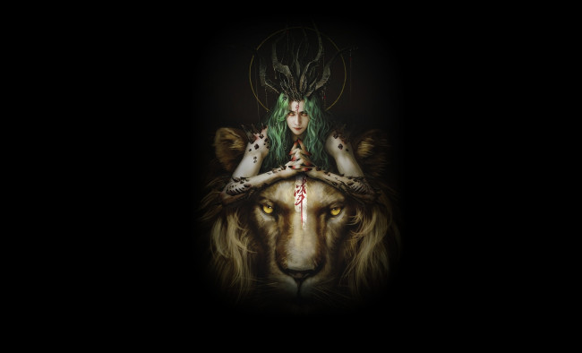 Обои картинки фото ван ибо, wang yi bo, фэнтези, демоны, ван, ибо, wang, yi, bo