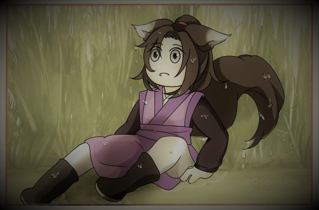 Обои картинки фото аниме, mo dao zu shi, вэй, усянь, лис