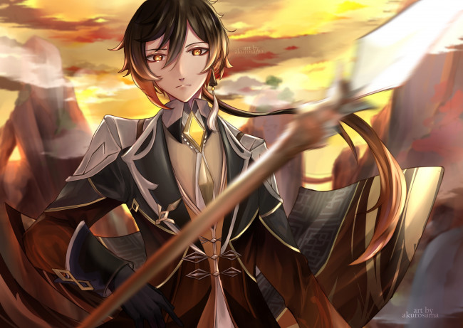 Обои картинки фото аниме, genshin impact, genshin, impact