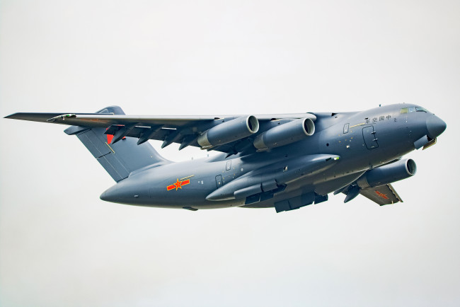 Обои картинки фото авиация, военно-транспортные самолёты, китайский, тяжелый, военно, транспортный, самолет, btc, y20, корпорация, cянь, хian, aircraft