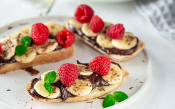 обоя еда, бутерброды,  гамбургеры,  канапе, малина, ягоды, бутерброд, сладкий, десертный