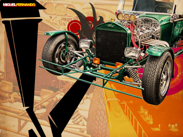 Обои картинки фото рисованные, авто, мото