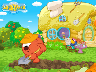 обоя мультфильмы, смешарики