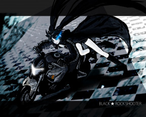 Картинка аниме black rock shooter