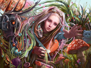 Картинка фэнтези девушки