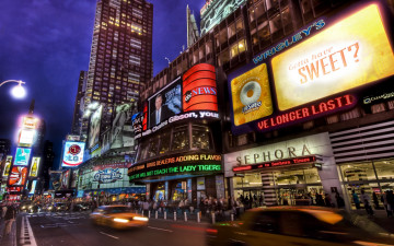 Картинка города огни ночного