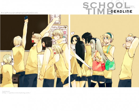 Обои картинки фото аниме, hetalia, axis, powers