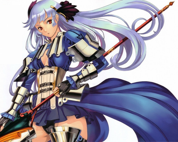 Обои картинки фото аниме, weapon, blood, technology