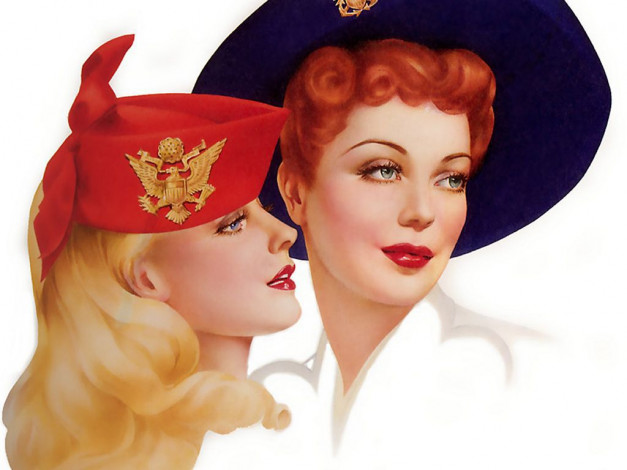 Обои картинки фото рисованные, люди