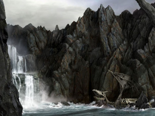 Картинка фэнтези драконы