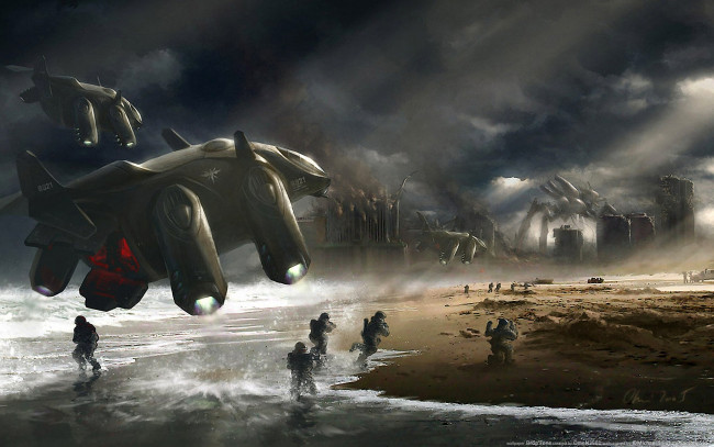 Обои картинки фото drop, zone, фэнтези, иные, миры, времена