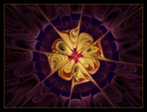 Картинка 3д графика fractal фракталы тёмный узор абстракция