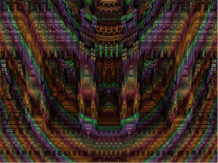 Картинка 3д графика fractal фракталы абстракция узор